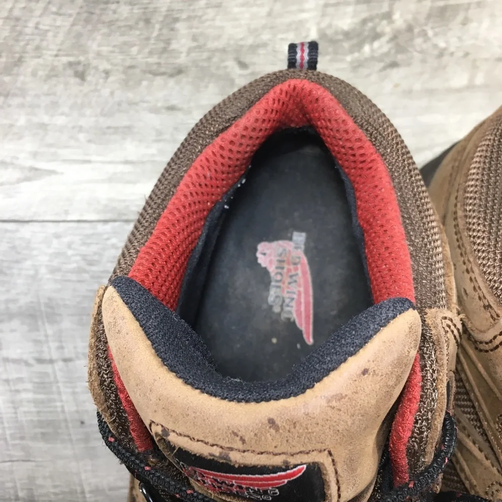 Red Wing 8672 TruHiker Leather Work Hiker Waterproof Soft Toe Mens Boots 10.5
